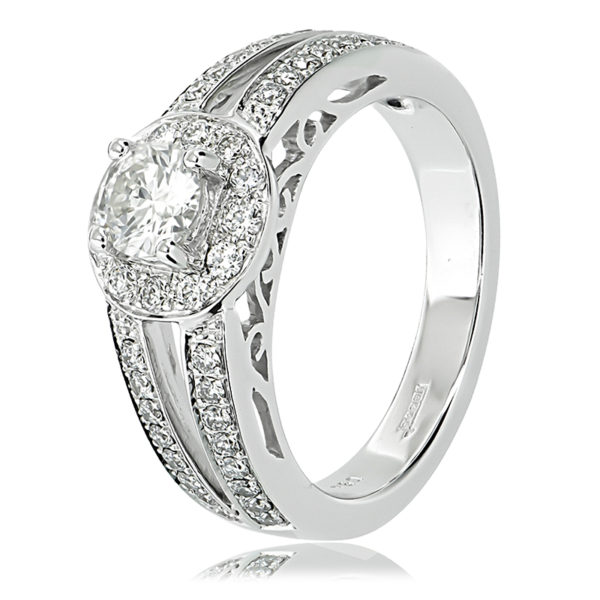 Double Diamond Engagement Ring – Anthonys Fine Jewellery