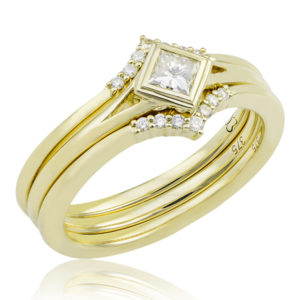 9CT YELLOW GOLD FITTED WEDDER DIAMOND RING – Anthonys Fine Jewellery